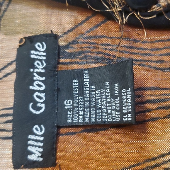 Mlle Gabriel Tiger Giraffe Jungle Print Eyelash Cardigan Size 16 - Picture 2 of 9